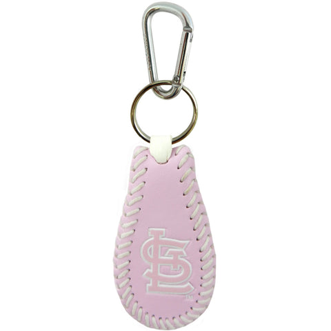 St. Louis Cardinals Keychain Classic Baseball Pink CO-0