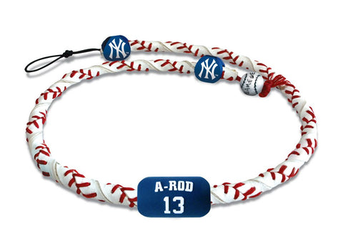 New York Yankees Necklace Frozen Rope Baseball Alex Rodriguez CO-0