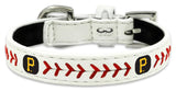 Pittsburgh Pirates Classic Leather Toy Baseball Collar _x000D_-0