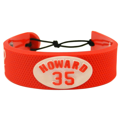 Detroit Red Wings Bracelet Team Color Jersey Jimmy Howard Design CO-0