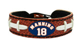 Denver Broncos Bracelet Classic Football Peyton Manning Design CO-0