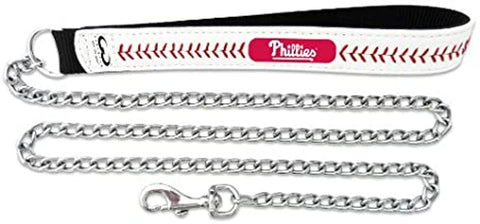 Philadelphia Phillies Pet Leash Frozen Rope Chain Baseball Size Medium-0