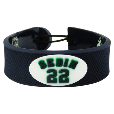 Vancouver Canucks Bracelet Team Color Jersey Daniel Sedin Design CO-0