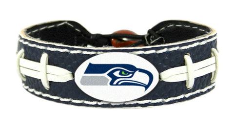 Seattle Seahawks Bracelet Team Color Football Navy CO-0