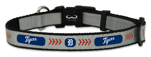 Detroit Tigers Pet Collar Reflective Baseball Size Small CO-0