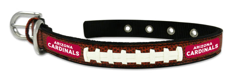 Arizona Cardinals Pet Collar Leather Classic Football Size Small CO-0