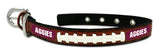 Texas A&M Aggies Classic Leather Small Football Collar-0