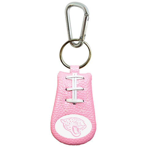 Jacksonville Jaguars Keychain Football Pink CO-0