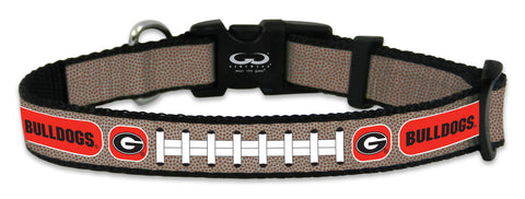 Georgia Bulldogs Pet Collar Reflective Football Size Small CO-0