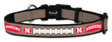 Nebraska Cornhuskers Reflective Toy Football Collar-0