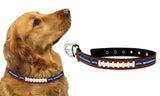 Seattle Seahawks Pet Collar Leather Classic Football Size Medium CO-0