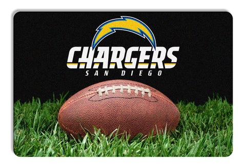 San Diego Chargers Pet Bowl Mat Classic Football Size Large CO-0