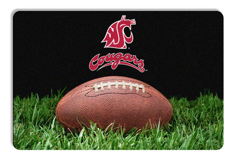 Washington State Cougars Classic  Football Pet Bowl Mat - L  CO-0