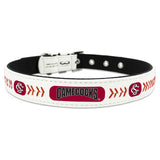 South Carolina Gamecocks Pet Collar Classic Baseball Leather Size Small CO-0