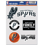 San Antonio Spurs Decal Multi Use Fan 6 Pack Special Order-0