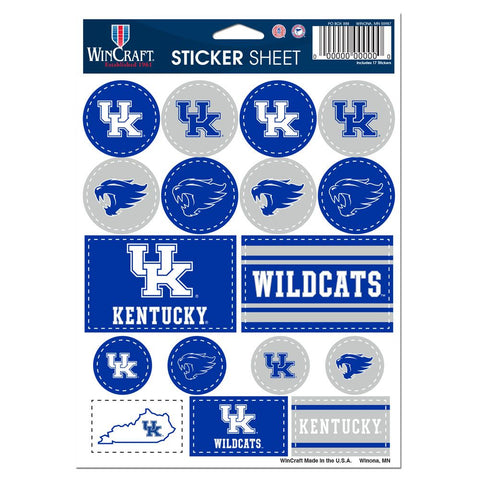 Kentucky Wildcats Decal Sheet 5x7 Vinyl-0