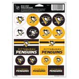 Pittsburgh Penguins Decal Sheet 5x7 Vinyl-0