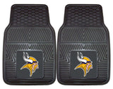 Minnesota Vikings Car Mats Heavy Duty 2 Piece Vinyl-1