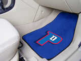 Detroit Pistons Printed Carpet Car Mat 2 Piece Set - Special Order-0