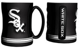 Chicago White Sox Coffee Mug 14oz Sculpted Relief Team Color-0