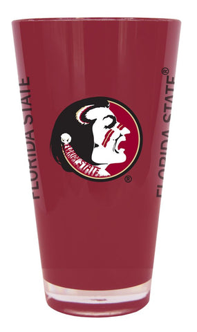 Florida State Seminoles Glass 20oz Pint Plastic Insulated CO-0