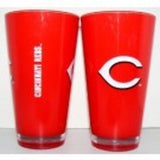 Cincinnati Reds Glass 20oz Pint Plastic Insulated CO-0