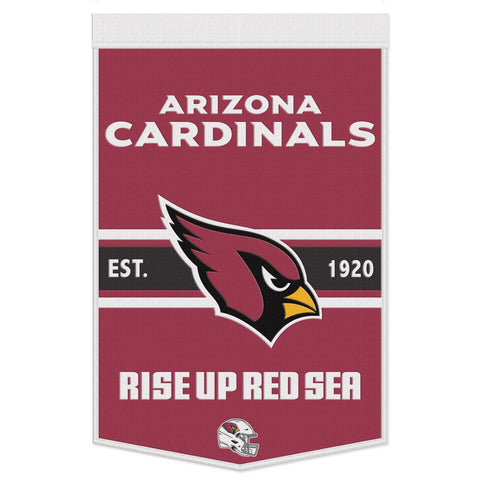 Arizona Cardinals Banner Wool 24x38 Dynasty Champ Design-0