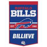 Buffalo Bills Banner Wool 24x38 Dynasty Slogan Design-0