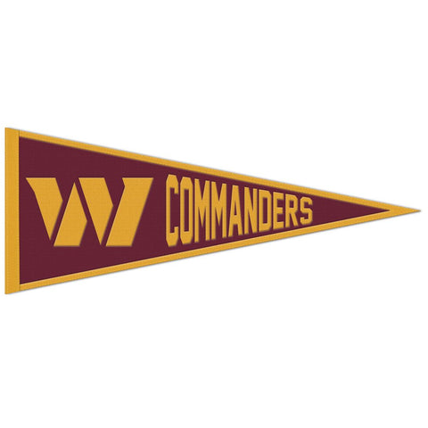 Washington Commanders Pennant Wool 13x32-0