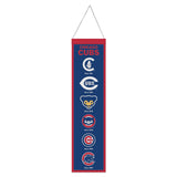 Chicago Cubs Banner Wool 8x32 Heritage Evolution Design-0