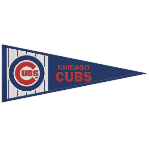 Chicago Cubs Pennant 13x32 Wool - Special Order-0
