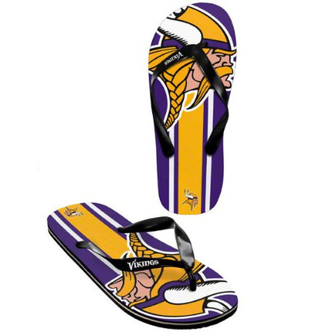 Minnesota Vikings Unisex Flip Flop - (1 Pair) - L-0