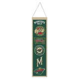 Minnesota Wild Banner Wool 8x32 Heritage Evolution Design - Special Order-0