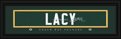 Green Bay Packers Print 8x24 Signature Style Eddie Lacy-0