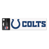 Indianapolis Colts Decal 3x10 Perfect Cut Wordmark Color-0
