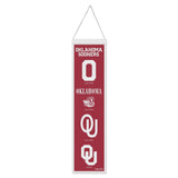 Oklahoma Sooners Banner Wool 8x32 Heritage Evolution Design-0