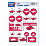 Arkansas Razorbacks Decal Sheet 5x7 Vinyl-0