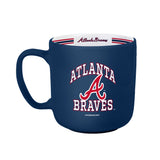 Atlanta Braves Coffee Mug 15oz Stripe Design-0