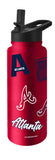 Atlanta Braves Quencher Bottle 34oz Stainless Steel Dreamweave-0