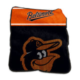 Baltimore Orioles Blanket 60x80 Raschel Throw-0