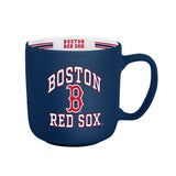 Boston Red Sox Coffee Mug 15oz Stripe Design-0