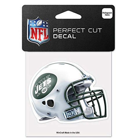 New York Jets Decal 4x4 Perfect Cut Color Helmet Design - Special Order-0