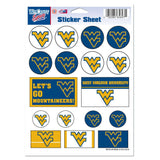 West Virginia Mountaineers Decal Sheet 5x7 Vinyl-0