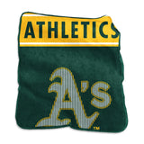 Oakland Athletics Blanket 60x80 Raschel Throw-0