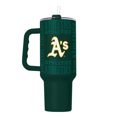 Oakland Athletics Tumbler 40oz Powder Coat Replay-0