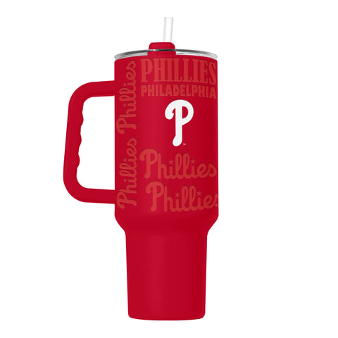 Philadelphia Phillies Tumbler 40oz Powder Coat Replay-0