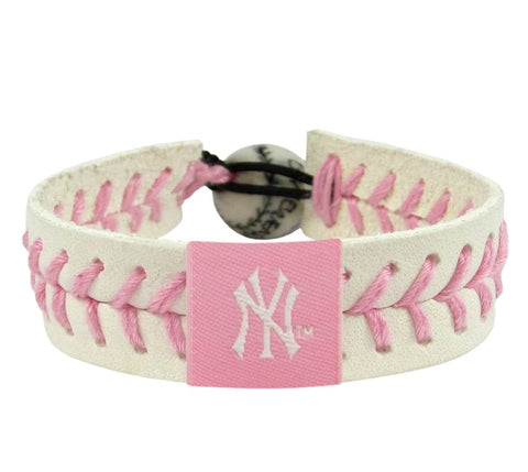 New York Yankees Bracelet Baseball Pink CO-0