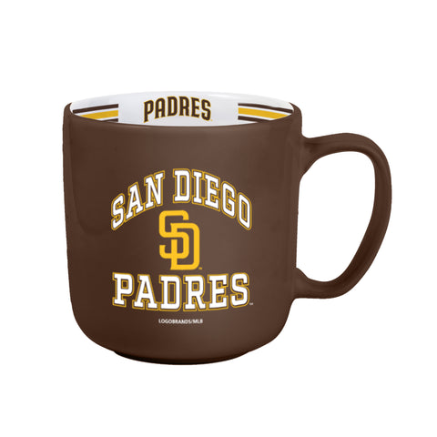 San Diego Padres Coffee Mug 15oz Stripe Design-0
