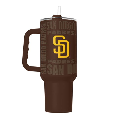 San Diego Padres Tumbler 40oz Powder Coat Replay-0