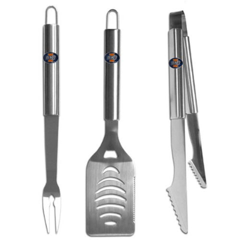Illinois Fighting Illini Grilling BBQ 3 Piece Utensil Set-0